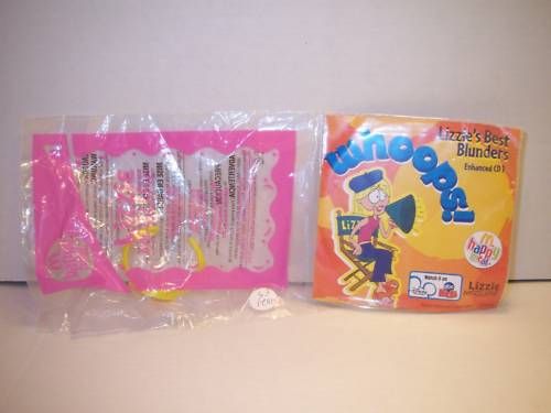 MCDONALDS LIZZIE MCGUIRE BEST BLUNDER CD TOY NEW  