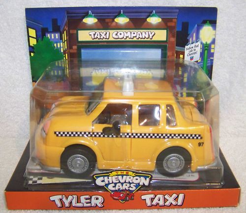 Chevron Gas Station car Toy Cars Tyler Taxi Yellow Cab  