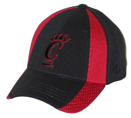 CINCINNATI BEARCATS ZEPHYR TRAINER FLEX FIT HAT/CAP S/M  