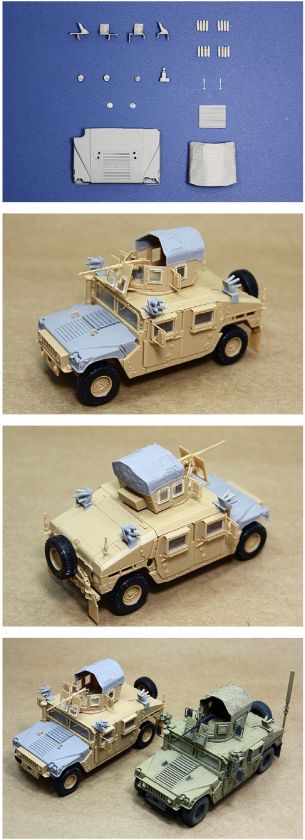 Humvee Bonnet & Turret Roof Up Date SET / Academy 1/35 M1151 Humvee 